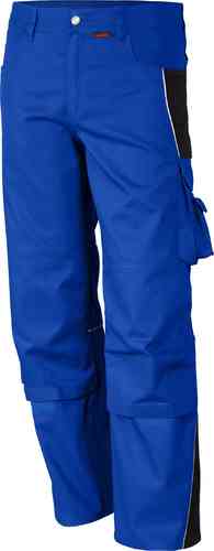 Shorts 2-farbig kornblau/schwarz PRO MG 245 TOP! QUALITEX® Latzhose Bundhose 