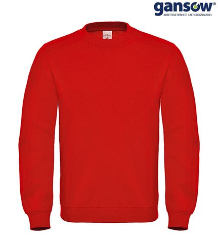 B&C Unisex Sweatshirt Pullover rot Gr. 3XL AKTION451