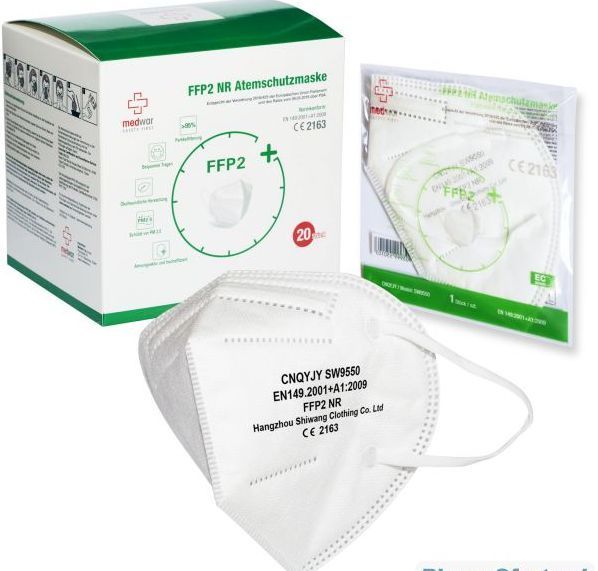 FFP2 Maske Atemschutzmaske CE Zertifiziert Mundschutz